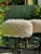 Ivory Round Stool / Ottoman With Hand Carved and Patinated / Gilt “Sheep” Legs & Faux “Lambswool” Washable Upholstery/ Everage Design Workshop Made to Order For Sale - Image 8 of 8