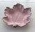 California Pottery 1950s Large California Co Pottery Pink & Gold Maple Leaf Serving Dish For Sale - Image 4 of 4