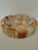 Warn shades of honey onyx define this oversized vintage checkerboard pattern ashtray. Can be used as a catchall. Solid and...
