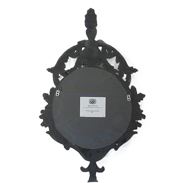 Late 20th Century John Richard Luxury Wall Mirror French Rococo Style Beveled Glass Designer For Sale - Image 5 of 6