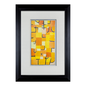 Paul Klee Limited Edition Lithograph "Signs in Yellow" Framed Coa
