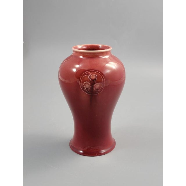 Moorcroft Flamminian Red Glaze Vase from Liberty C., 1890s For Sale - Image 4 of 11