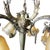 1900s Louis XVI Style Scrolling Bronze Belle Époque Six-Light Chandelier W/ Shades For Sale - Image 12 of 15