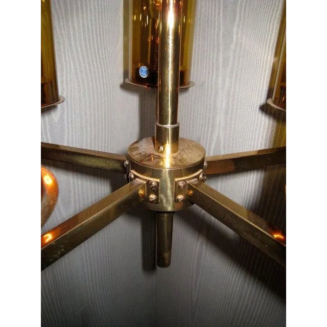 Hans-Agne Jakobsson Mid 20th Century Swedish Chandelier by Hans-Agne Jakobsson For Sale - Image 4 of 10