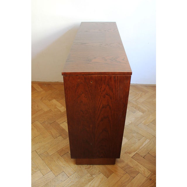 Wood Vintage Czechoslovak Oak Sideboard by Up Závody, 1966 For Sale - Image 7 of 15