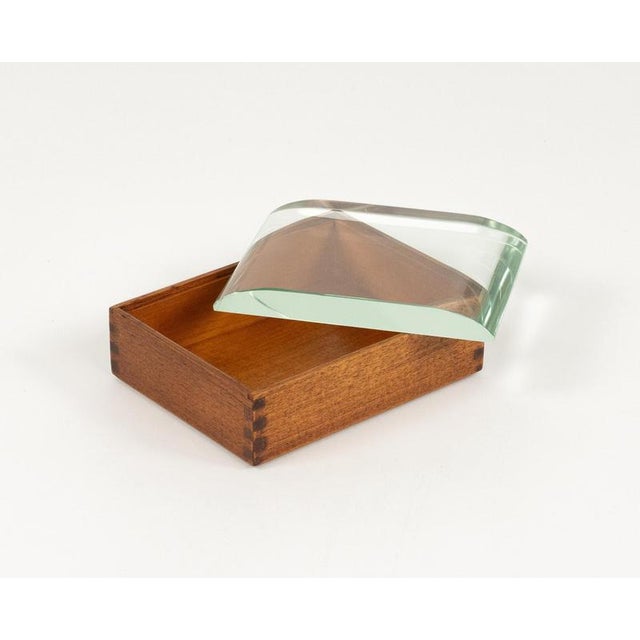 Mid-Century Box in Wood and Glass by Pietro Chiesa, Italy, 1950s For Sale - Image 13 of 16
