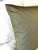 Byzantine Antique Acid-Green Crushed Silk Velvet Applique Bolster Pillow. For Sale - Image 3 of 7