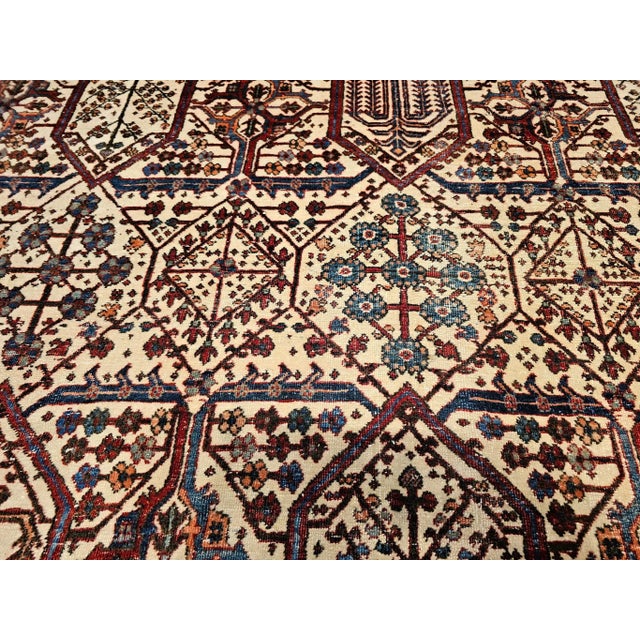 Vintage Persian Joshegan Room Size Rug, Hand-Knotted Wool, 1920s For Sale - Image 10 of 12