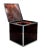 Cubic ice bucket in tortoiseshell-effect acrylic with chrome edges in the Christian Dior style. Made in Italy in the...