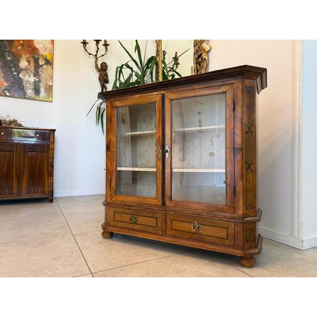 Brown Early 19th Century Baroque Display Case For Sale - Image 8 of 8