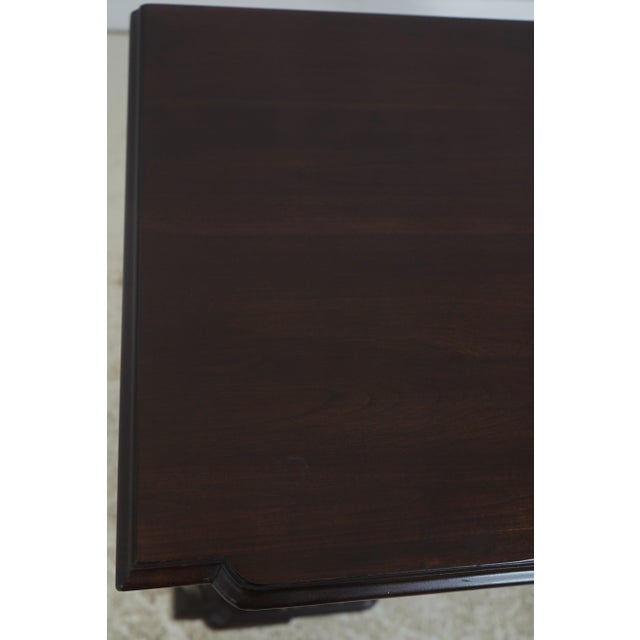 Brown Ethan Allen Cherry Block Front Bachelors Chest For Sale - Image 8 of 18