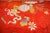 1920s Red Field Modern Floral Antique Chinese Knotted Wool Art Deco Carpet Rug For Sale - Image 9 of 11