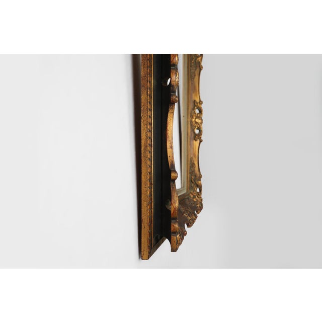 Gilded Wooden Painting Frame, Belgium, 1960s For Sale - Image 9 of 11