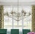 Visual Comfort Visual Comfort Signature Thomas O’Brien Marais Large Chandelier Polished Nickel For Sale - Image 4 of 5