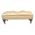 Vintage Tufted Leather Ottoman For Sale