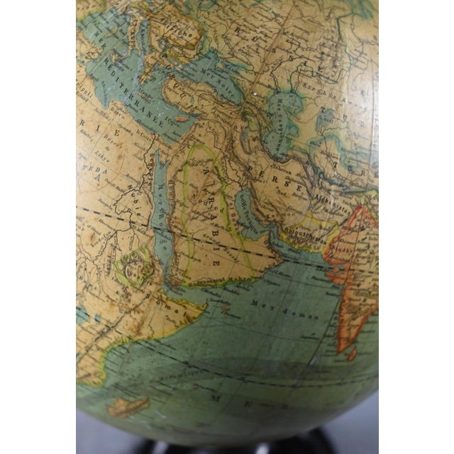Terrestrial Globe from Hachette, 1870s For Sale - Image 9 of 18