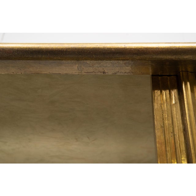 Hollywood Regency Classic Brass Serving Table Mirror Tops, France, 1970s For Sale - Image 14 of 15