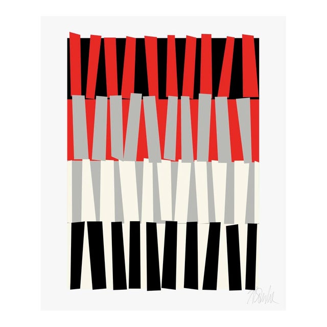 Color Rhythm Fine Art Print 25"x 30" by Liz Roache For Sale