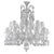 Metal Collection Regina Chandelier in Metal and Crystal by Jago For Sale - Image 7 of 7