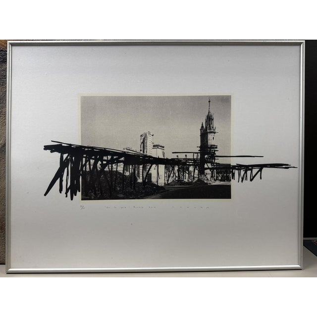 Black Tadashi Kawamata, Sur La Voie, Evreux, 2000, 60 Copies For Sale - Image 8 of 9