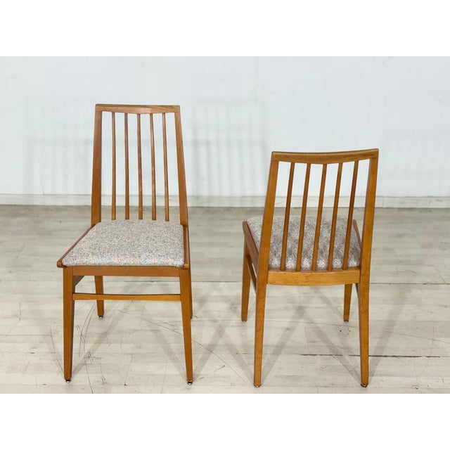 Brown Vintage Dining Chairs from Hellerau, 1960s, Set of 2 For Sale - Image 8 of 12