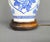 White Vintage Blue and White Chinoiserie Porcelain Vase Lamp With Birds Flowers and Butterflies For Sale - Image 8 of 12