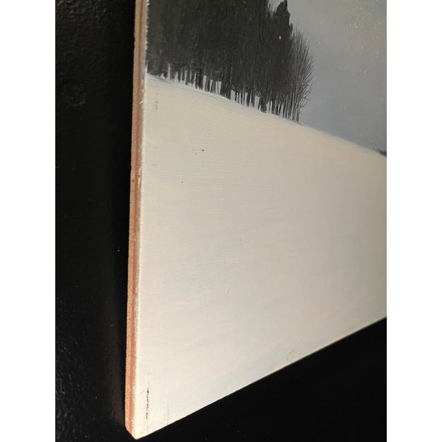 Claude Sauthier, Meadows & Forests in the Distance, Oil on Wood, 1970s For Sale - Image 12 of 14