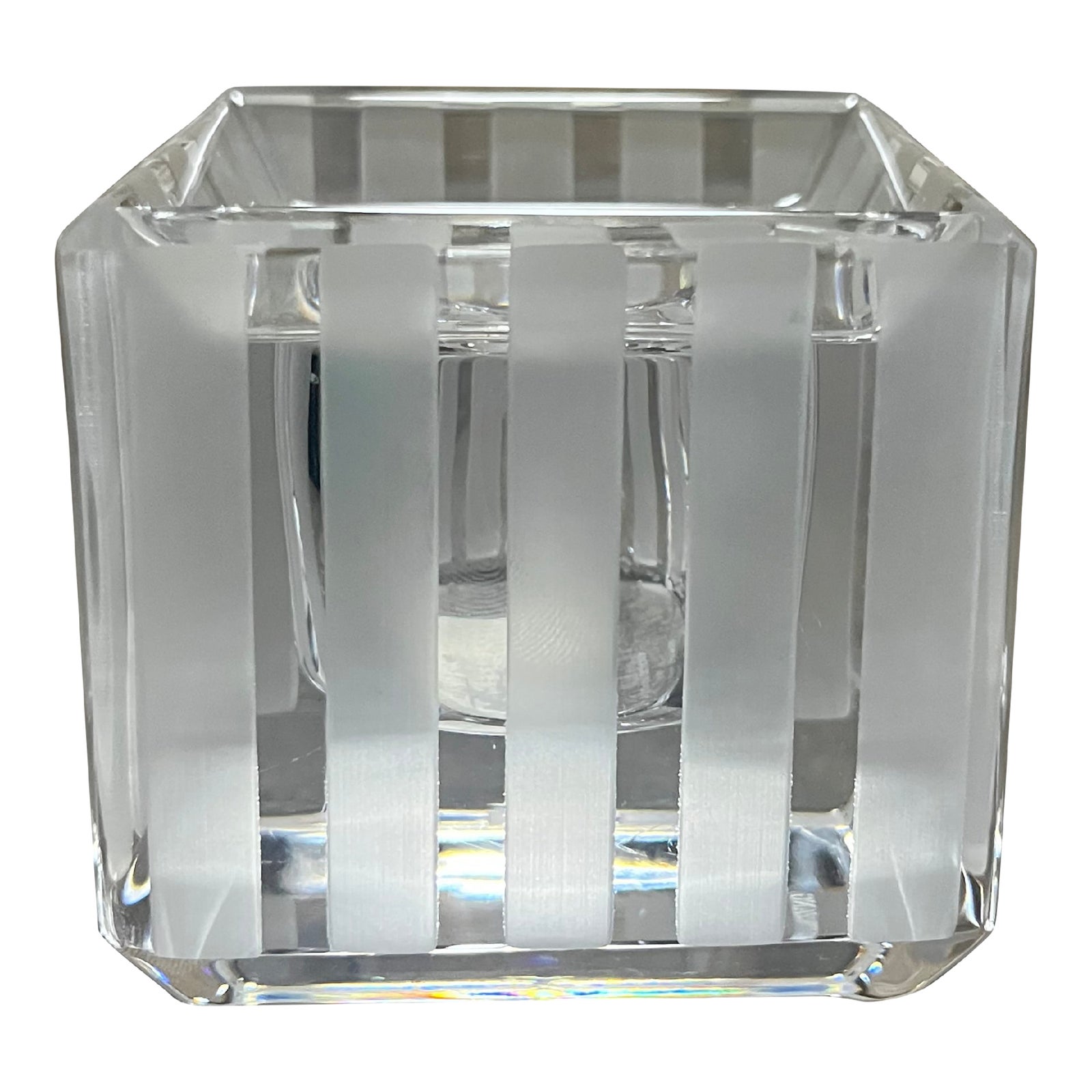 Vintage Vera Wang by Wedgwood Crystal Votive Candle Holder Chairish