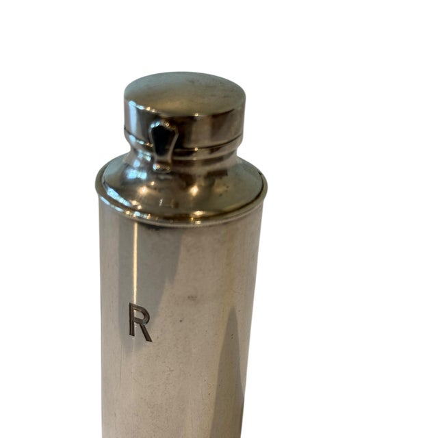 Tiffany and Co. Antique Tiffany & Co. Sterling Silver Travel Talcum Powder Bottle – Circa Early 20th Century For Sale - Image 4 of 7