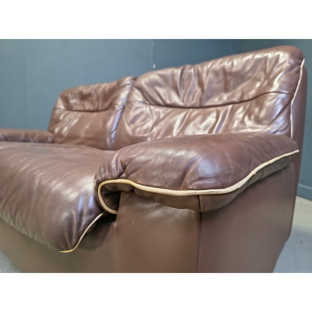 DS66 Sofa in Chocolate Leather from de Sede, 1970s, Set of 5 For Sale - Image 6 of 9