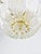 Large Vintage Curved Basket Pendant Light in Brass and Textured Glass by J. T. Kalmar for Kalmar, Vienna, 1950 For Sale - Image 15 of 18