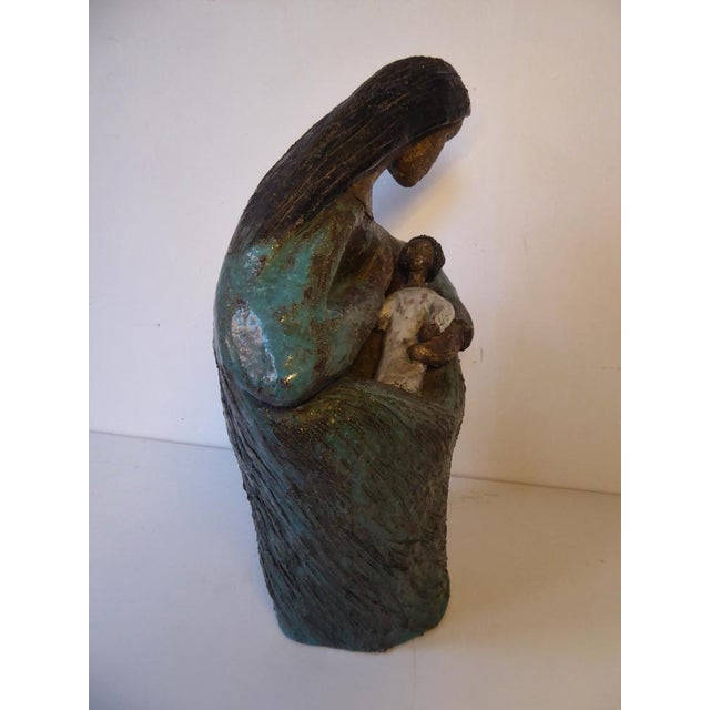 Large Ceramic Art Sculpture by Odette Dijeux for Namur, Belgium, 1950s For Sale - Image 11 of 14