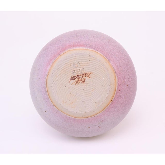 Studio Ceramic Pear-Shaped Vase by Horst Kerstan, 1980s For Sale - Image 6 of 8