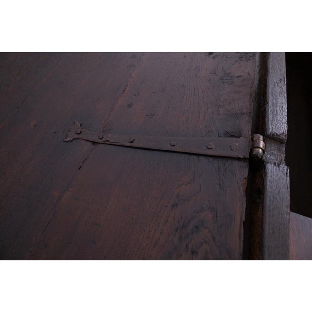 Brown Antique Chest, France, Mid-19th Century For Sale - Image 8 of 14