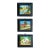 Folk Art, Americana Small Oil Paintings - Collection of 3 in Original Wood Frames For Sale