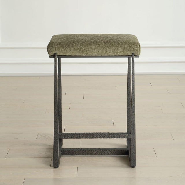 Modern Organic Counter Stool For Sale - Image 4 of 9