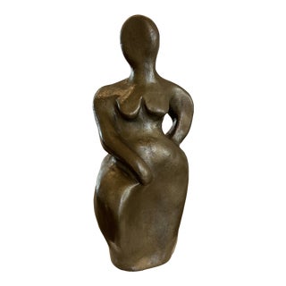 “Grace” Contemporary Modern Figurative Bronze Sculpture by Aleta Aaron For Sale
