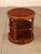 High Quality Ethan Allen Round Side Table Featuring A Banded Top Over An Open Tiered Shelf Base. The Circular Form Is...