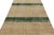 1950s Vintage Zeki Müren Rug, Beige With Green Striped Minimalist Design - Rug & Kilim For Sale - Image 5 of 8