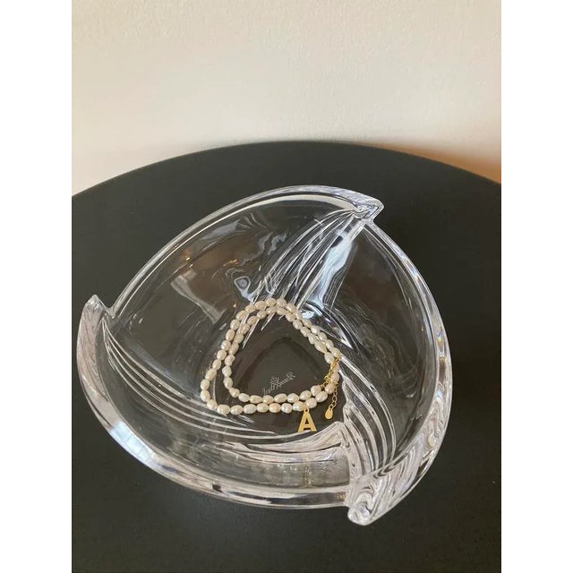 German Art Deco Crystal Glass Bowl Catchall or Ice Bucket by Rosenthal, C Mid 20th Century For Sale - Image 12 of 12