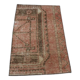 Small Sized Vintage Turkish Kilim Rug - 22.5"x34" For Sale