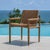 Mid-Century Modern Sumba Golden Flax Outdoor Dining Chair For Sale - Image 3 of 3