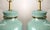 Turquoise Lamps Pair Turquoise Porcelain & Brass Ginger Jar Shape For Sale - Image 8 of 12