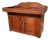 Antique Early Pennsylvania Primitive Cherry Dry Sink Hand Crafted 1840s For Sale