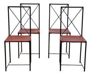 Moka Dining Chairs by Mario Asnago and Claudio Vender for Flexform, 1985, Set of 4