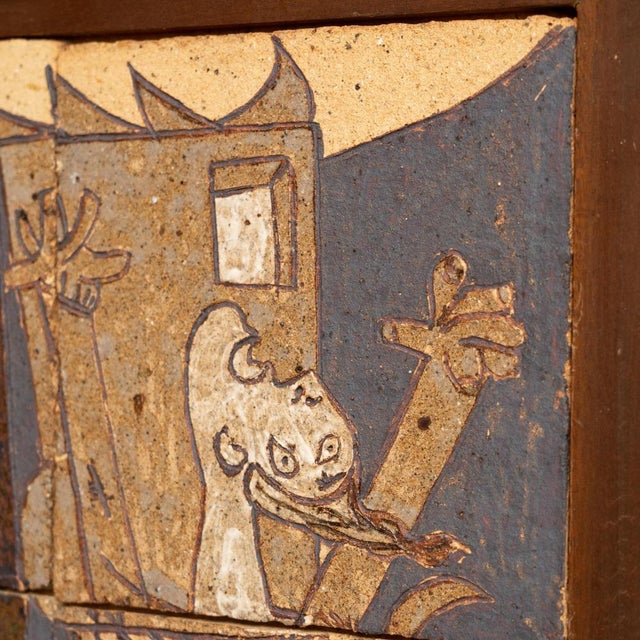 Tribute to Picasso's Guernica, 1960s, Ceramic For Sale - Image 9 of 18