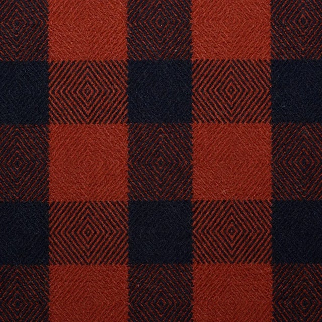 American Sample - Schumacher Galt Wool Check Fabric in Americana For Sale - Image 3 of 4