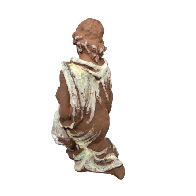 Ceramic Figural Candle Holder Designed by Lore Friedrich Gronau for Karlsruhe Ceramic Works Germany, Circa 1950s For Sale - Image 7 of 12