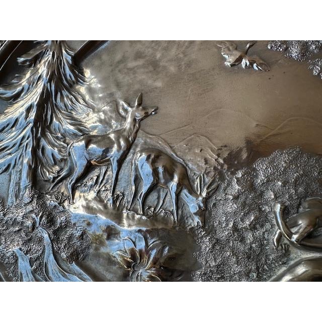 Early 1900s Kaiser KayserZinn Platter Diana Goddes of the Hunt For Sale - Image 4 of 9