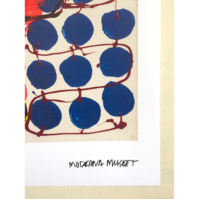 Atsuko Tanaka Abstract Modernism Museum Exhibition Poster Print " Work " 1957 For Sale - Image 9 of 12